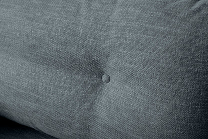 Model 19 2 Seater Sofa with Ottoman - Marine