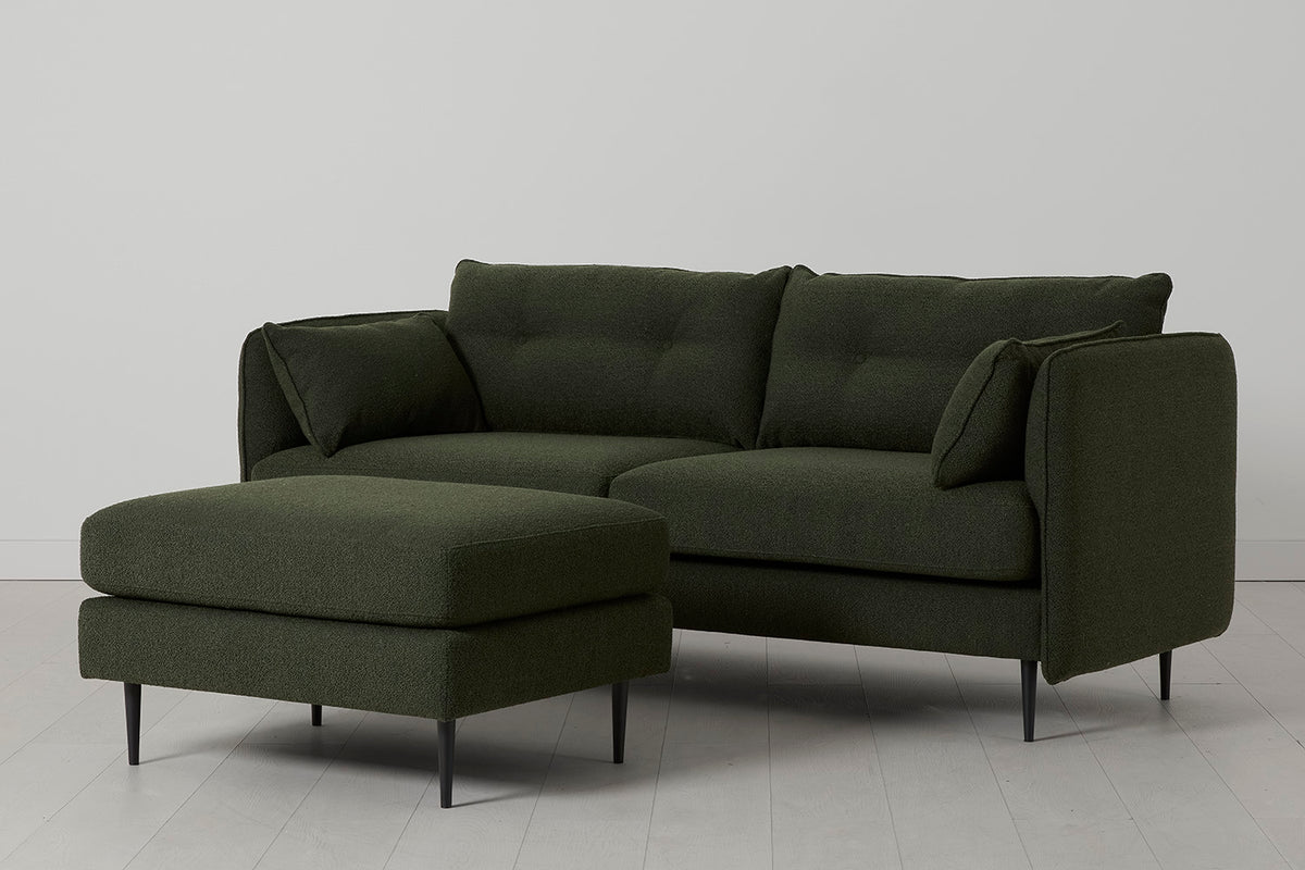Model 19 3 Seater Sofa, Fern — Angle view