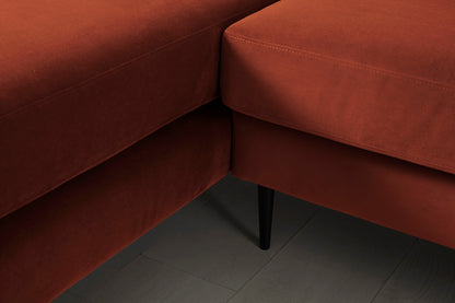 Model 19 3 Seater Left Chaise Sofa, Brick — Model 19 - Detail - Brick 01