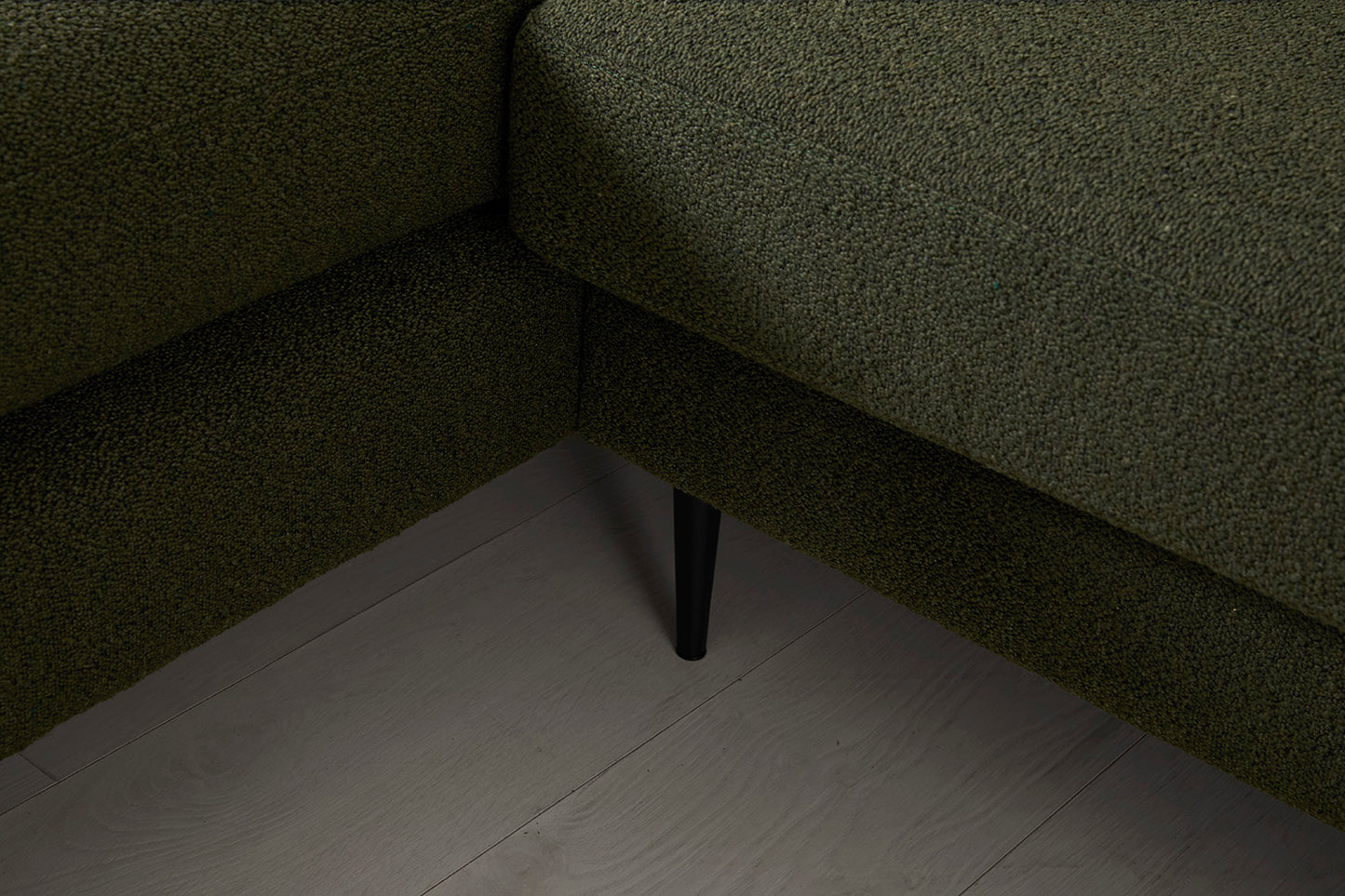 Model 19 3 Seater Left Chaise Sofa, Fern