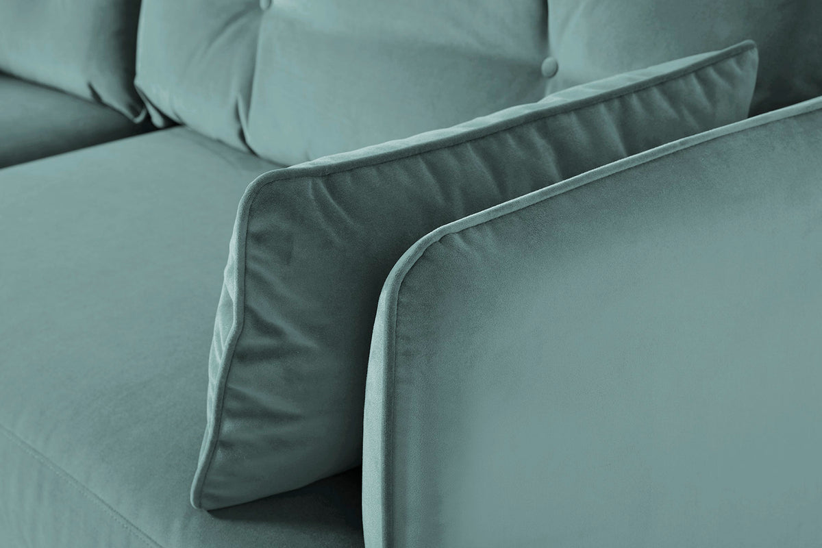 Model 19 3 Seater Sofa with Ottoman, Airforce