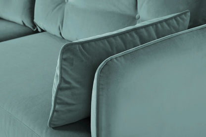 Model 19 3 Seater Sofa with Ottoman, Airforce