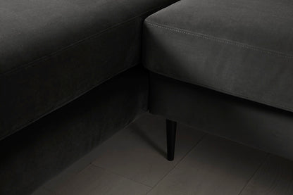 Model 19 3 Seater Right Chaise Sofa, Charcoal — Model 19 - Detail - Charcoal 01