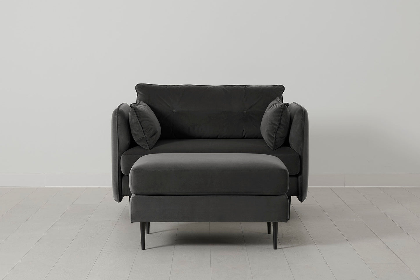 Model 19 Loveseat, Charcoal