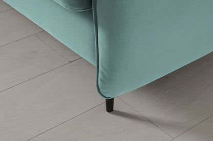 Model 19 2 Seater Sofa with Ottoman, Airforce — Model 19 - Detail - Airforce 09