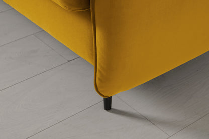 Model 19 Loveseat Sofa, Mustard — Model 19 - Detail - Mustard 09