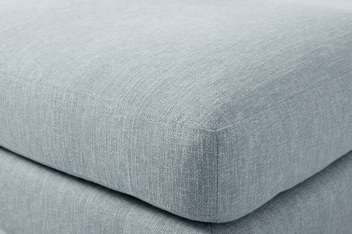 Model 19 Ottoman, Seaglass — detail view