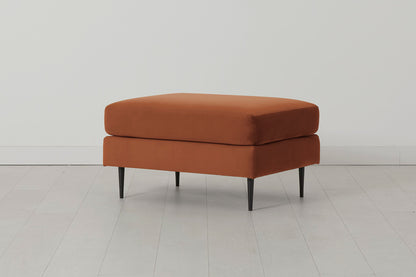 Model 19 Ottoman, Umber — Side view