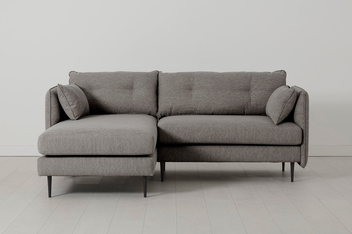 Model 19 Left Chaise Sofa, Shadow — Front View