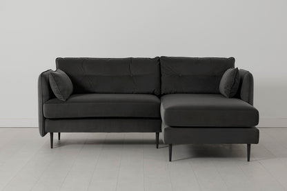Model 19 3 Seater Right Chaise Sofa, Charcoal — Model 19 - Right Chaise Sofa - Charcoal 01
