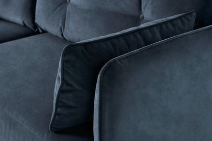 Model 19 3 Seater Sofa with Ottoman, Ocean
