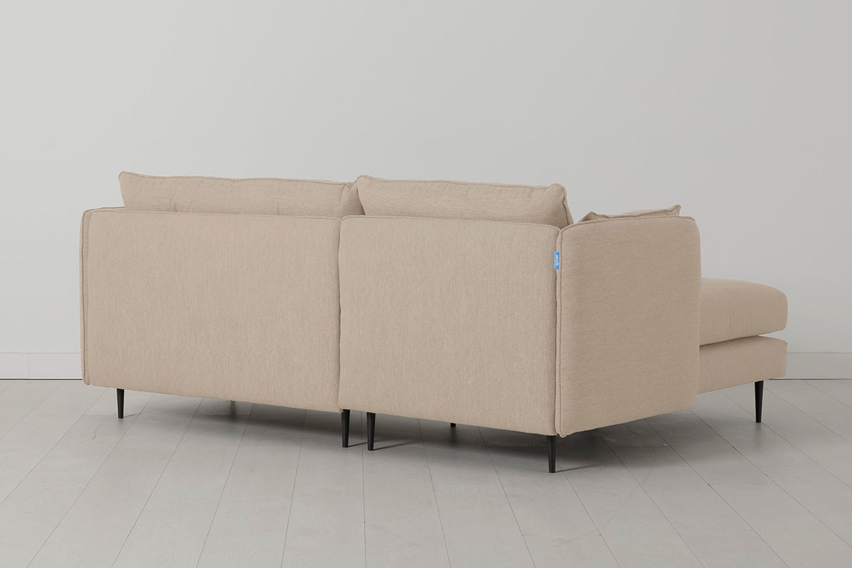 Model 19 3 Seater Left Chaise Sofa, Oatmeal — Model 19 - Left Chaise Sofa - Oatmeal 03
