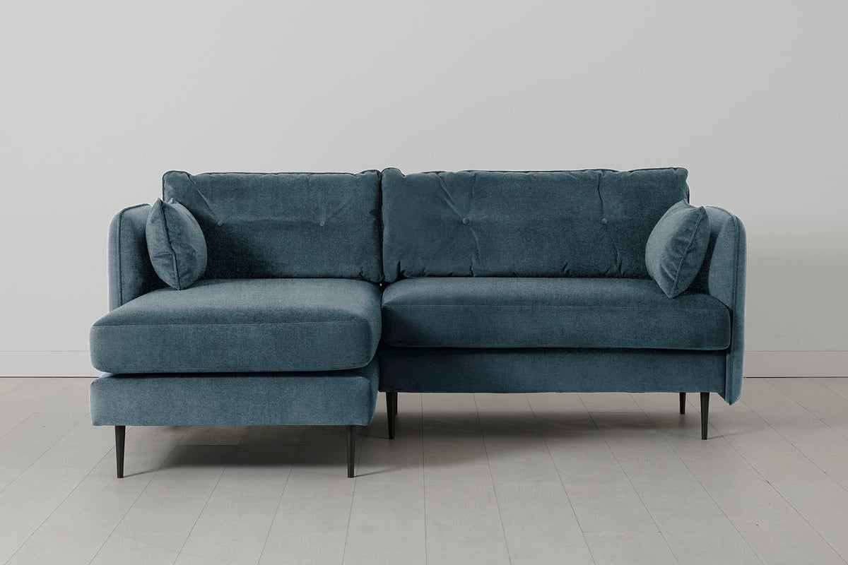 Model 19 Three-Seater Left Chaise Sofa, Hydro 01
