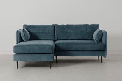 Model 19 Three-Seater Left Chaise Sofa, Hydro 01