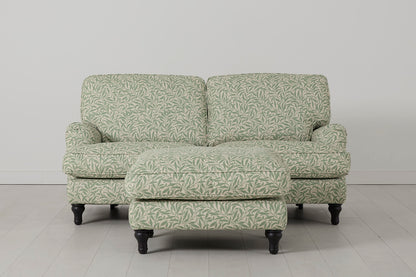 Model 15 2 Seater Sofa with Ottoman, Willow, View 02
