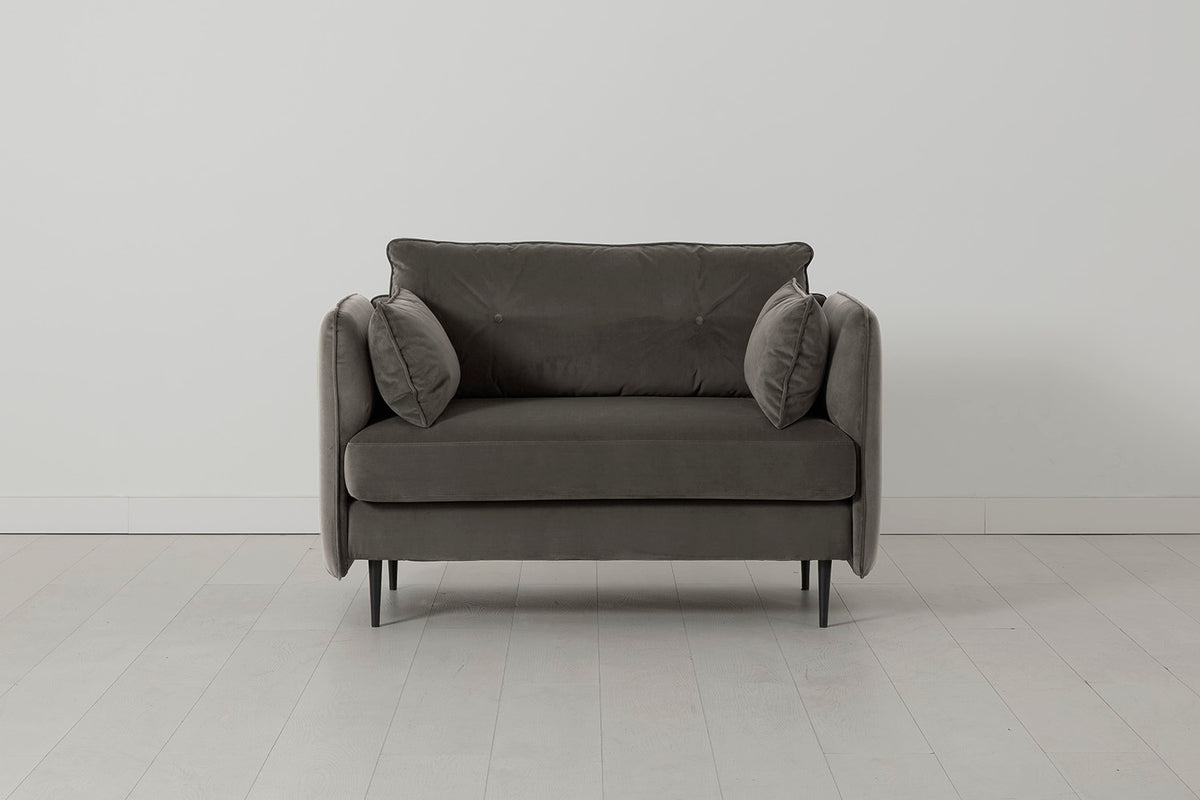 Model 19 Loveseat Sofa, Elephant — Model 19 - Loveseat - Elephant 01