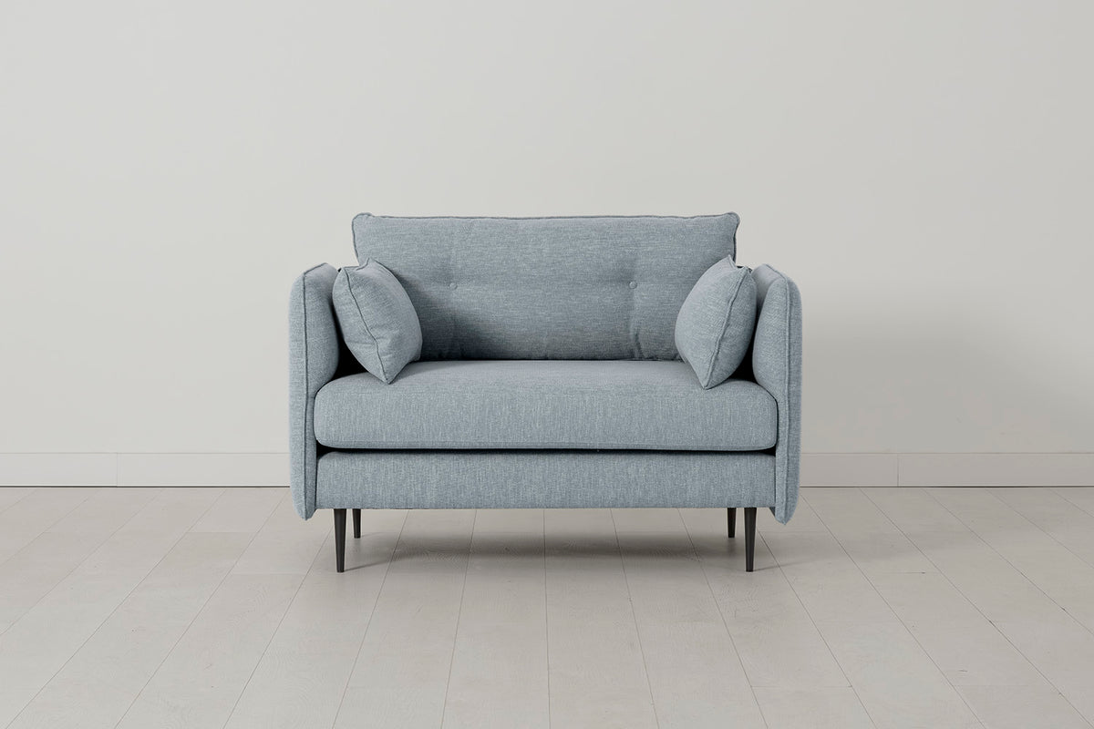 Model 19 Loveseat Sofa, Seaglass — Model 19 - Loveseat - Seaglass 01