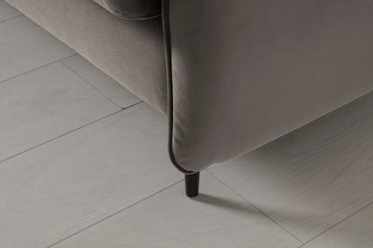 Model 19 Three-Seater Left Chaise Sofa, Elephant — Detail 09
