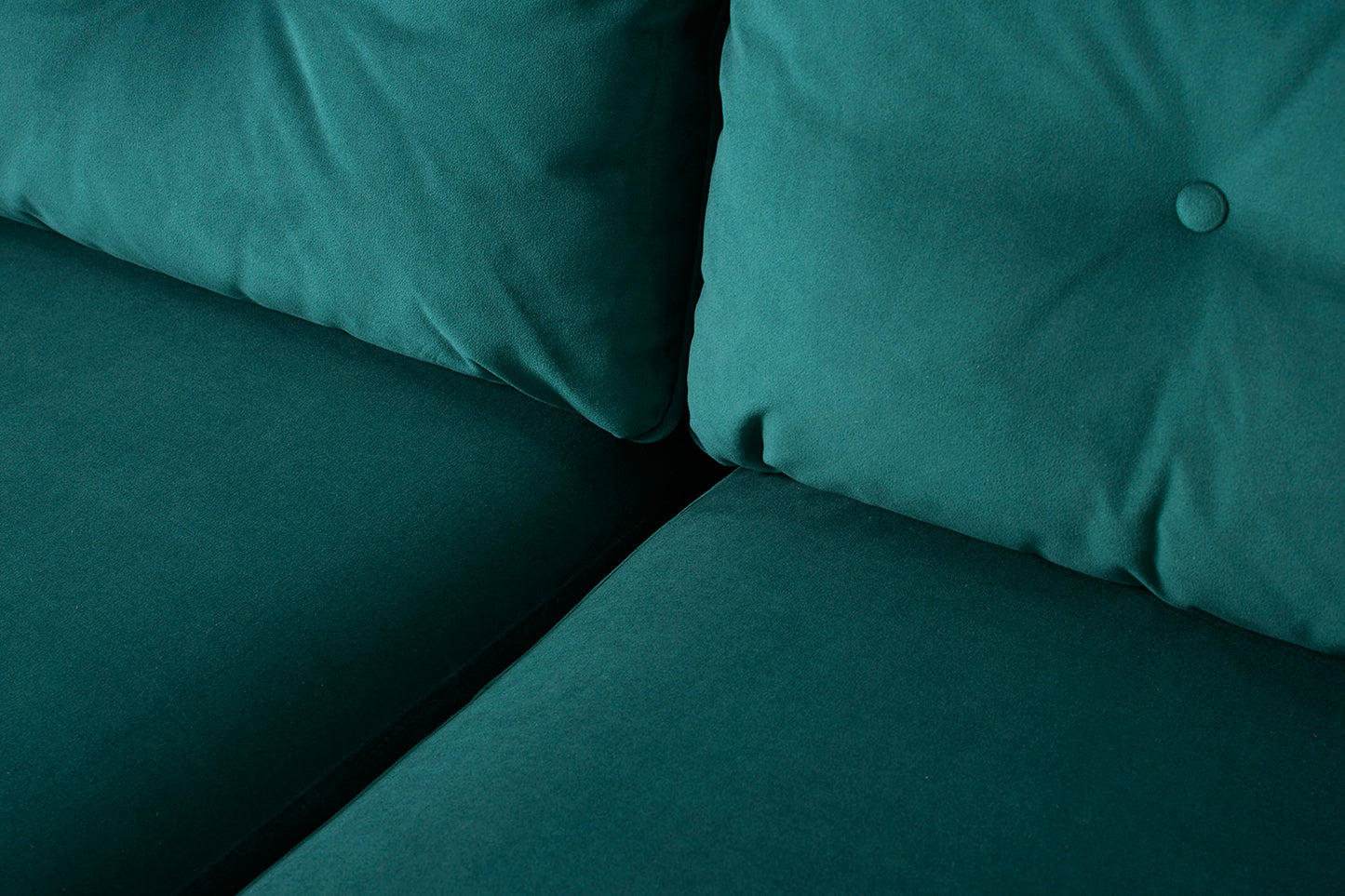 Model 19 3 Seater Sofa with Ottoman, Kingfisher