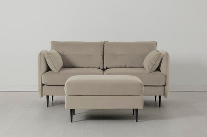 Model 19 2 Seater Sofa with Ottoman, Bone — Model 19 - 2 Seater - Bone 02