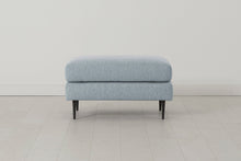Model 19 Ottoman, Seaglass — front view