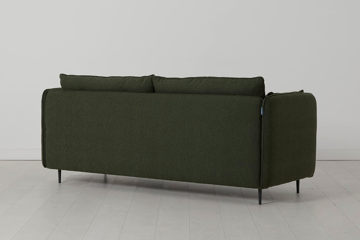Model 19 3 Seater Sofa with Ottoman, Fern