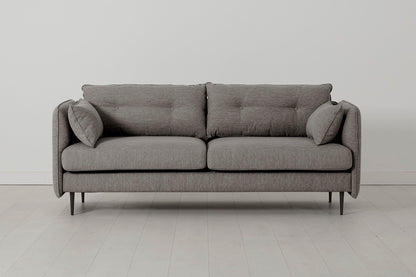 Model 19 3 Seater Sofa, Shadow — Front View