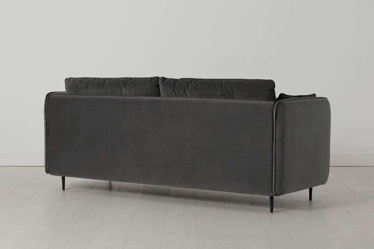 Model 19 3 Seater Sofa, Charcoal — Model 19 - 3 Seater - Charcoal 05