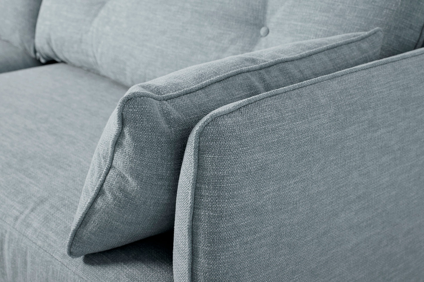 Model 19 3 Seater Sofa with Ottoman, Seaglass