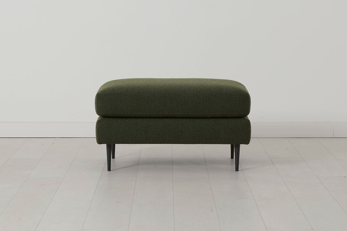 Model 19 Ottoman, Fern — front view