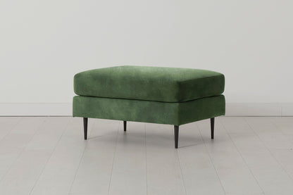 Model 19 Ottoman, Conifer — side view