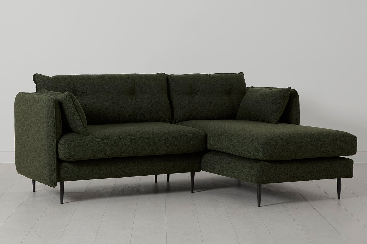 Model 19 3 Seater Right Chaise Sofa, Fern