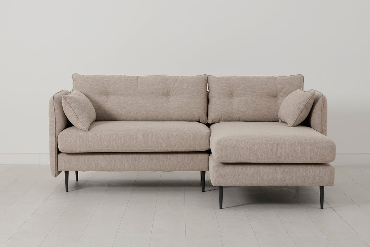 Model 19 3 Seater Right Chaise Sofa, Pumice — Model 19 - Right Chaise Sofa - Pumice 01