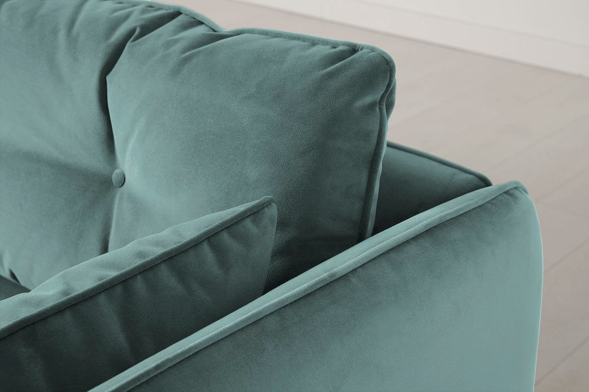 Model 19 2 Seater Sofa with Ottoman, Airforce — Model 19 - Detail - Airforce 03