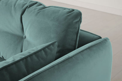 Model 19 2 Seater Sofa with Ottoman, Airforce — Model 19 - Detail - Airforce 03