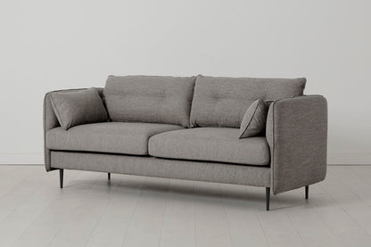 Model 19 3 Seater Sofa, Shadow — Back View