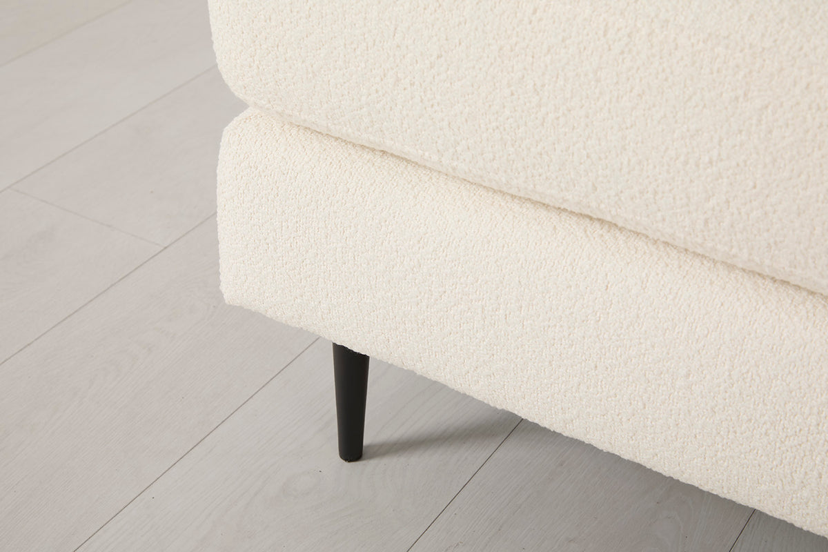 Model 19 Ottoman, Ivory — Detail view