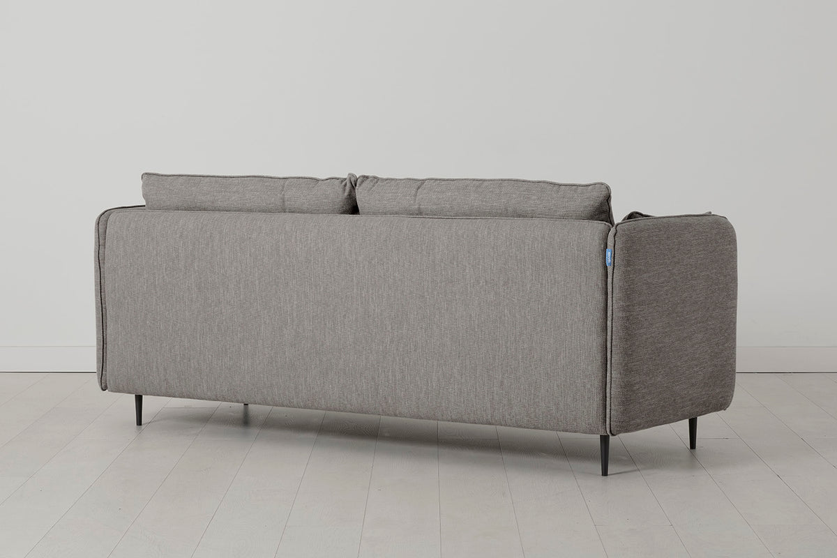Model 19 3 Seater Sofa, Shadow — Angle View