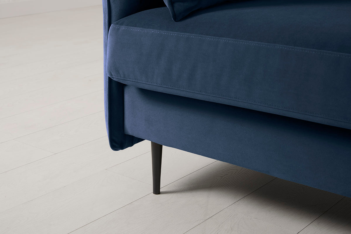 Model 19 Loveseat Sofa, Indigo — Model 19 - Detail - Indigo 05