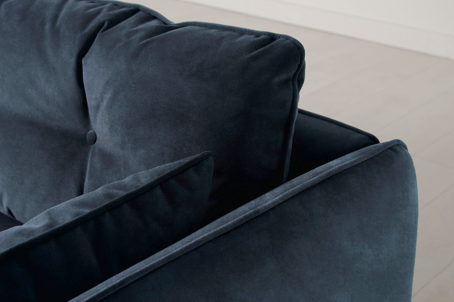 Model 19 3 Seater Sofa with Ottoman, Ocean