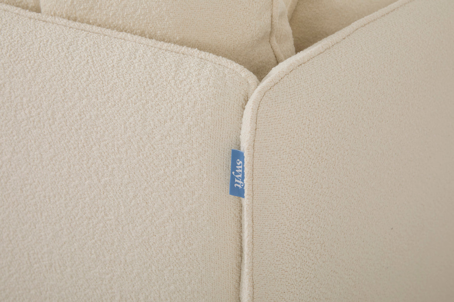 Model 19 3 Seater Left Chaise Sofa, Ivory
