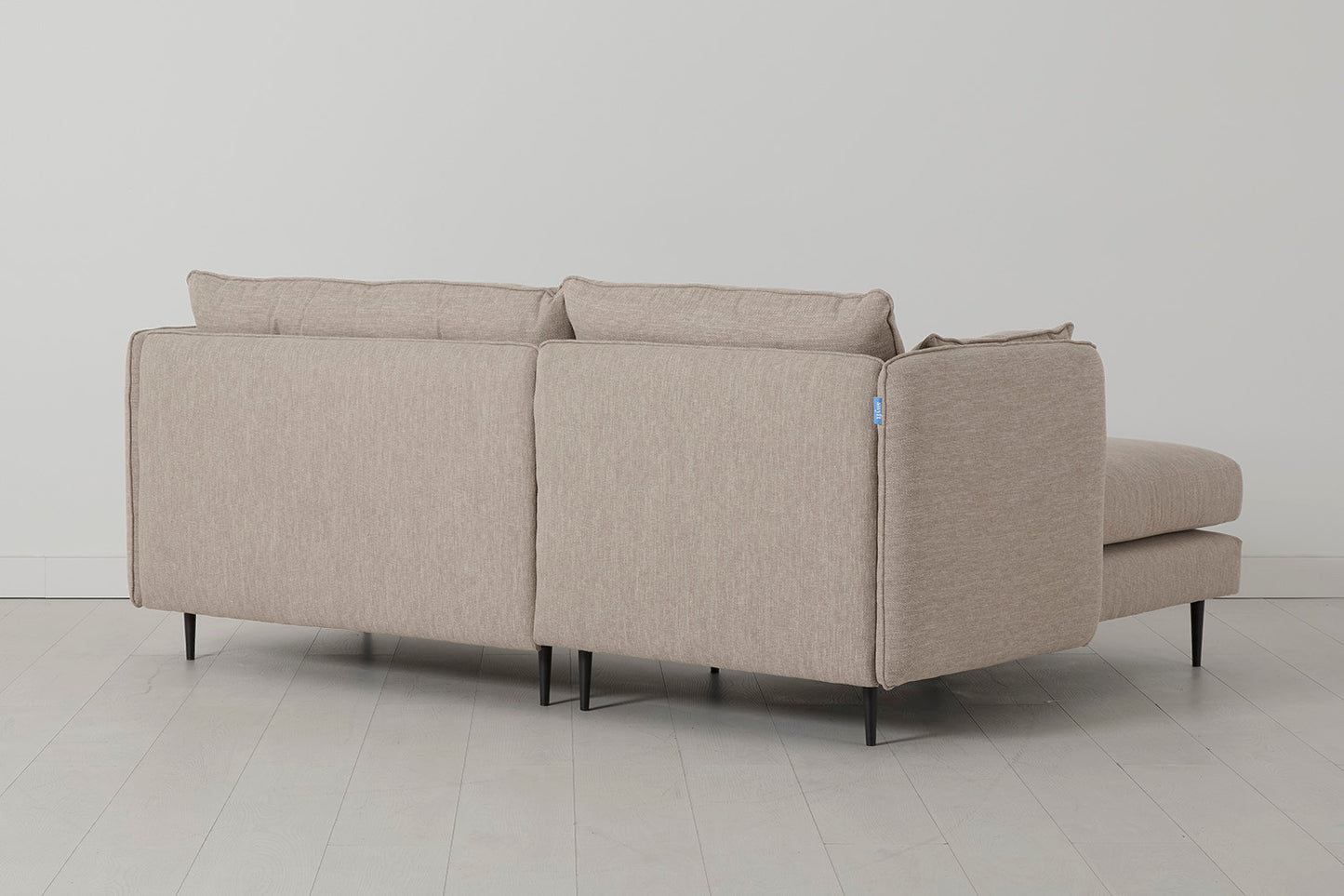 Model 19 3 Seater Left Chaise Sofa, Pumice