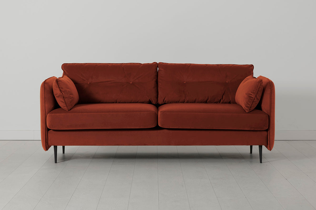 Model 19 3 Seater Sofa, Brick — Model 19 - 3 Seater - Brick 01