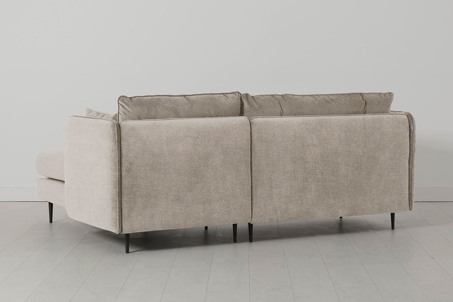 Model 19 3 Seater Right Chaise Sofa, Chalk