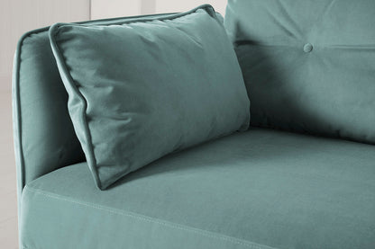 Model 19 2 Seater Sofa with Ottoman, Airforce — Model 19 - Detail - Airforce 06