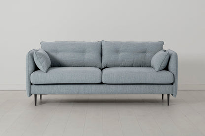 Model 19 3 Seater Sofa, Seaglass — Front view