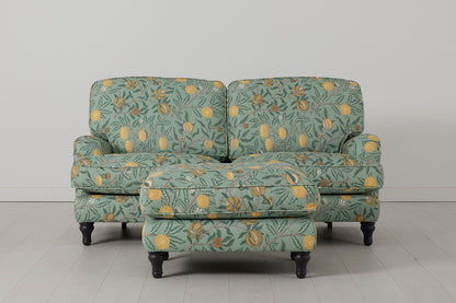 Model 15 2 Seater Sofa with Ottoman, Fruit, View 02