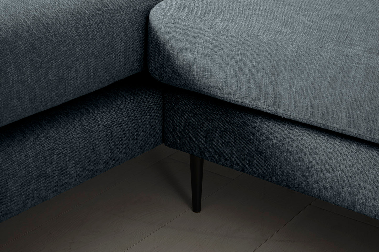 Model 19 3 Seater Left Chaise Sofa, Marine