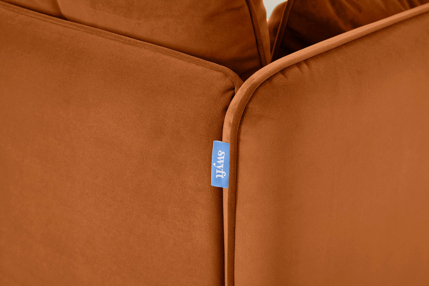 Model 19 3 Seater Right Chaise Sofa, Bronze