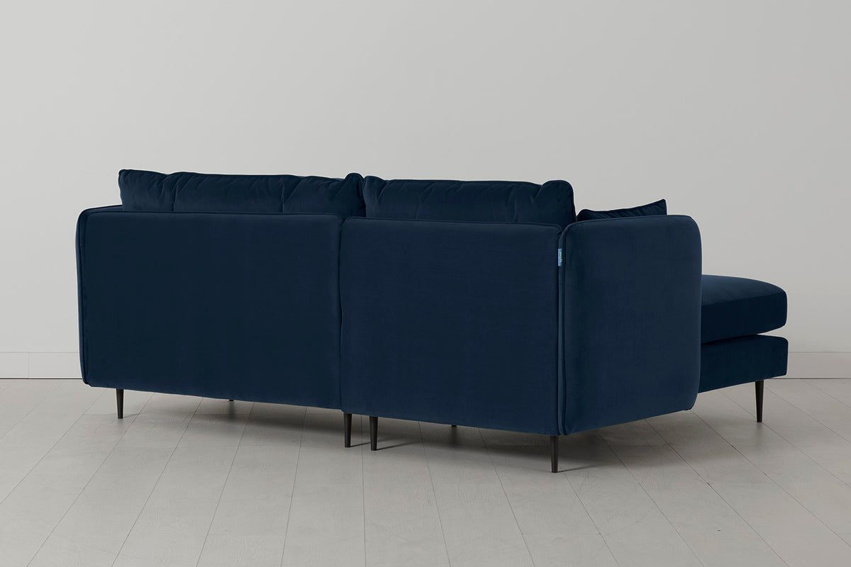 Model 19 Three-Seater Left Chaise Sofa, Indigo — Left Chaise Sofa 03